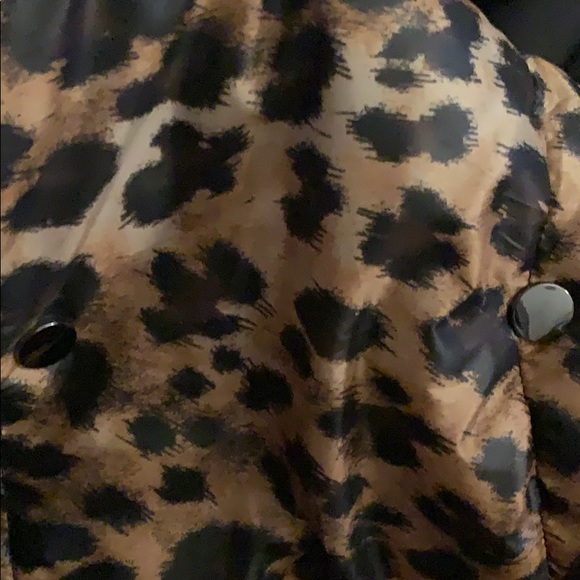 Zara Leopard water repellant puffer jacket coat - Picture 11 of 11